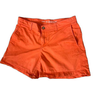 GAP Women Orange khaki shorts size 4